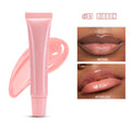 Glossy Lip Glaze Waterproof Long Lasting Lip Gloss Glossy Mirror Tea Red Liquid Lipstick Doodle Lip Korean Makeup