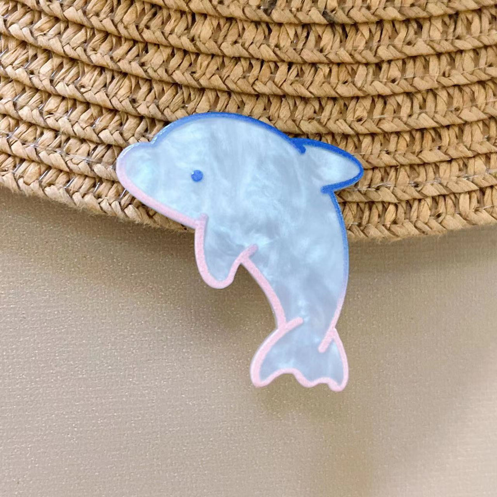 Cute Fish Barrettes Fishbone Hairpin Girl Bang Clip Broken Hair