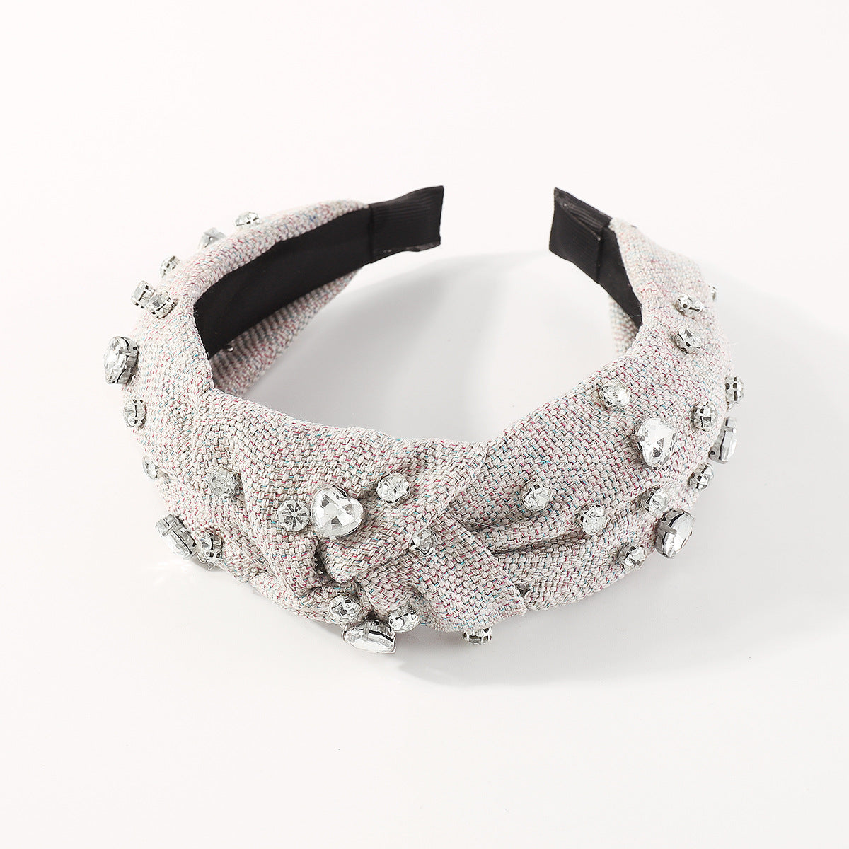 European And American New Creative Heart Diamond-laid Headband Fashion Simple Temperament