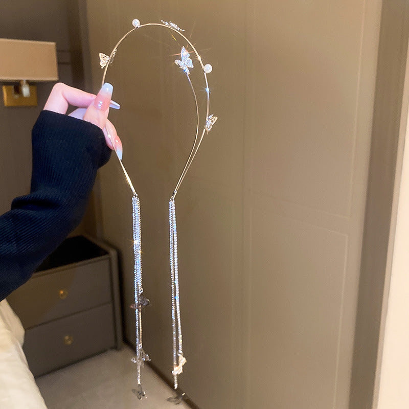 Circle Square Diamond-laid Headband Fashion Personality