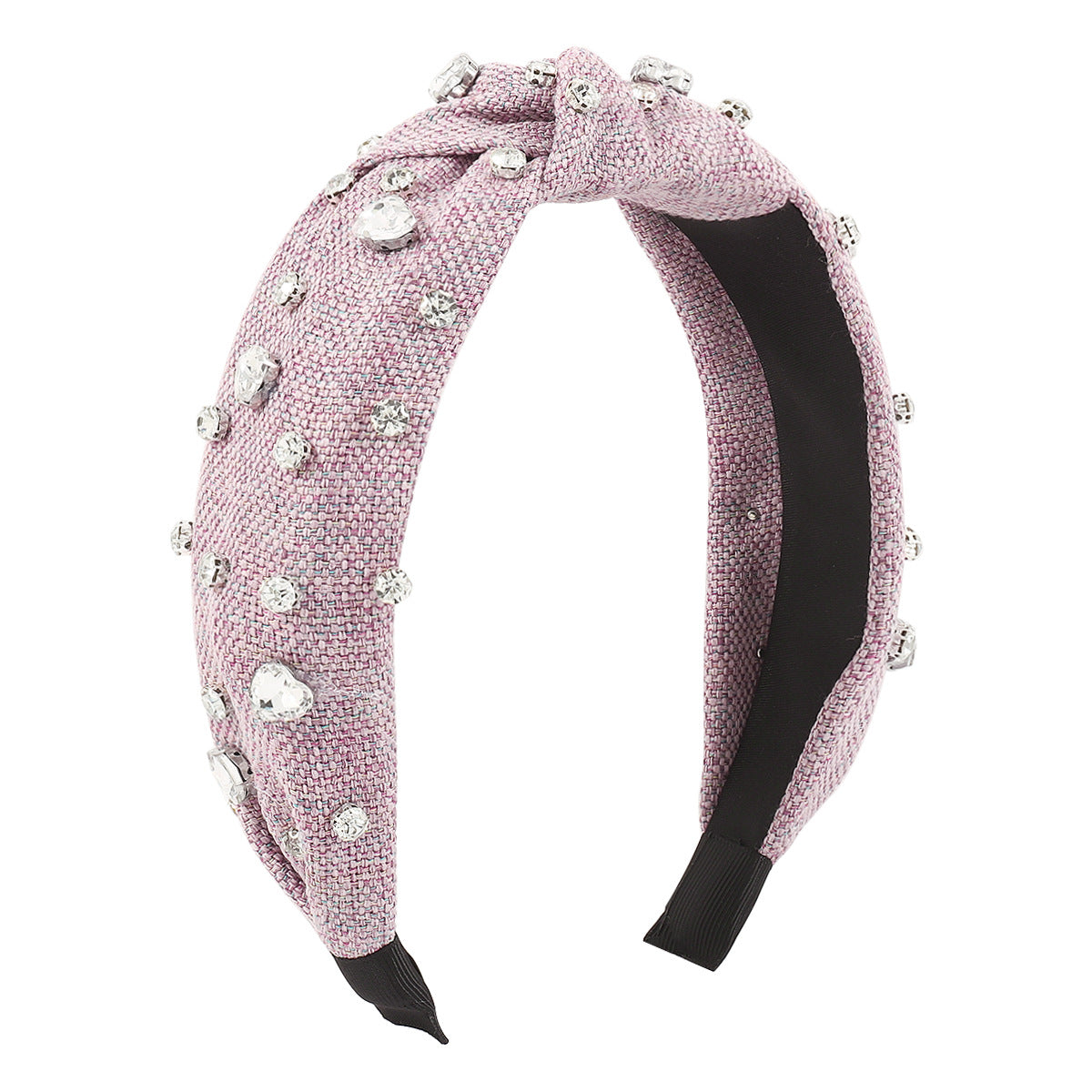 European And American New Creative Heart Diamond-laid Headband Fashion Simple Temperament