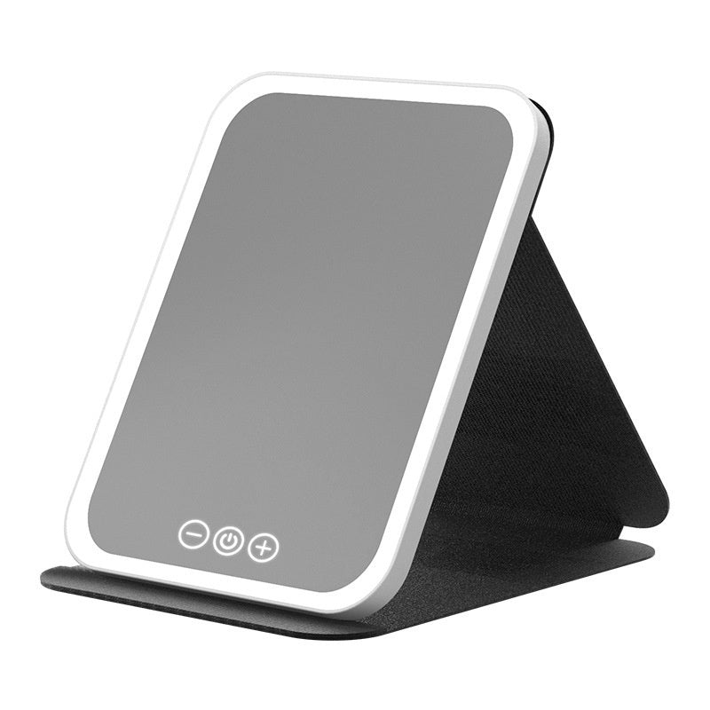Portable Foldable LED Makeup Mirror With Built-in Lights