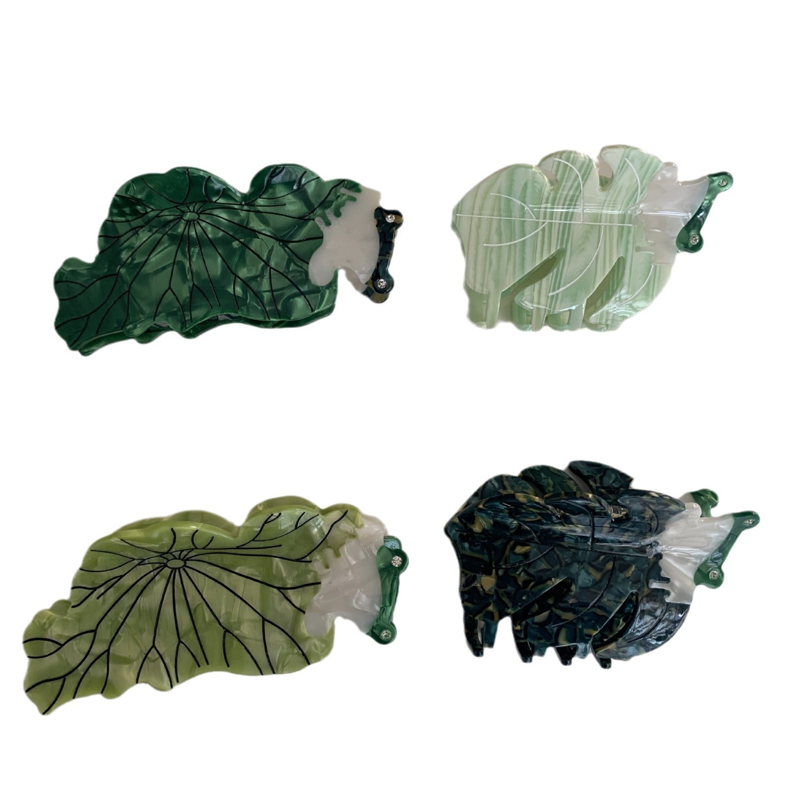 Frog Grip Color Matching Hair Claw Shark Clip Hair Accessories