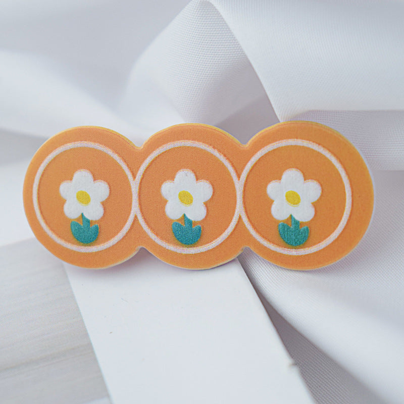 Fashion Tulip Flower Hairpin Female Scrub