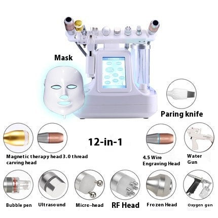 Beauty Instrument Cleaner Face Oxygen Injection Skin Spray Beauty Salon Mesotherapy Color Light Mask Beauty Instrument