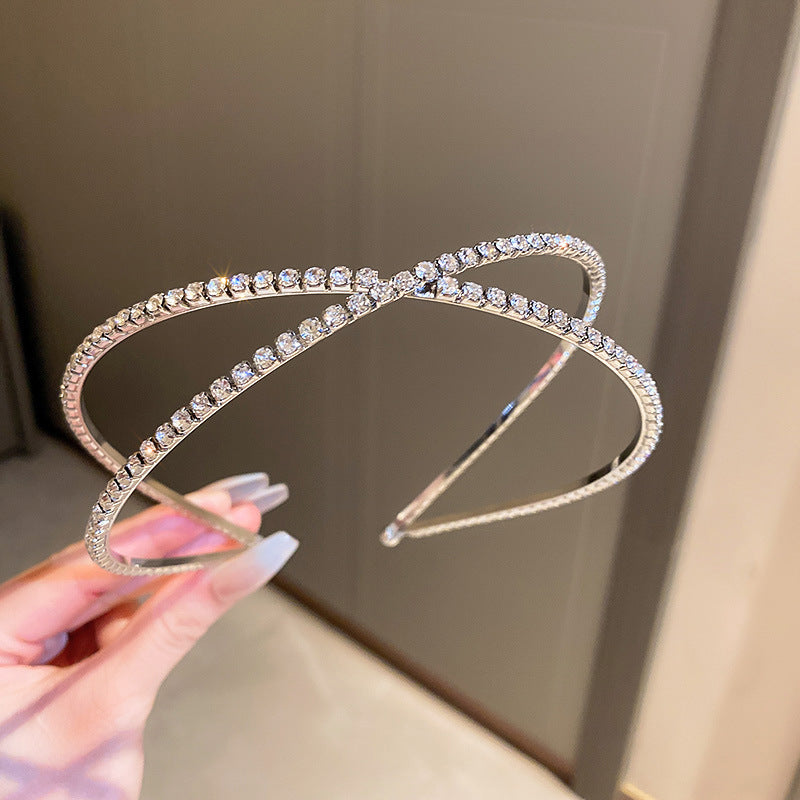 Circle Square Diamond-laid Headband Fashion Personality