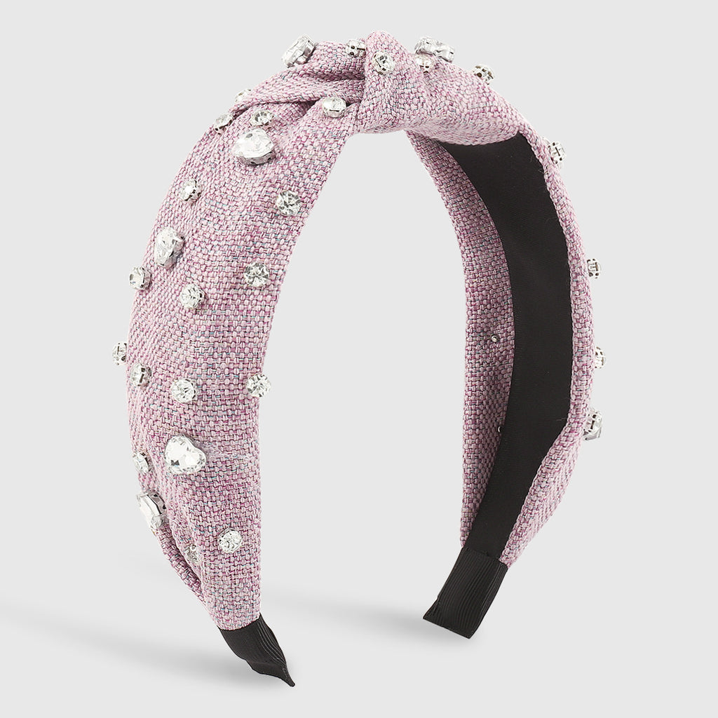 European And American New Creative Heart Diamond-laid Headband Fashion Simple Temperament