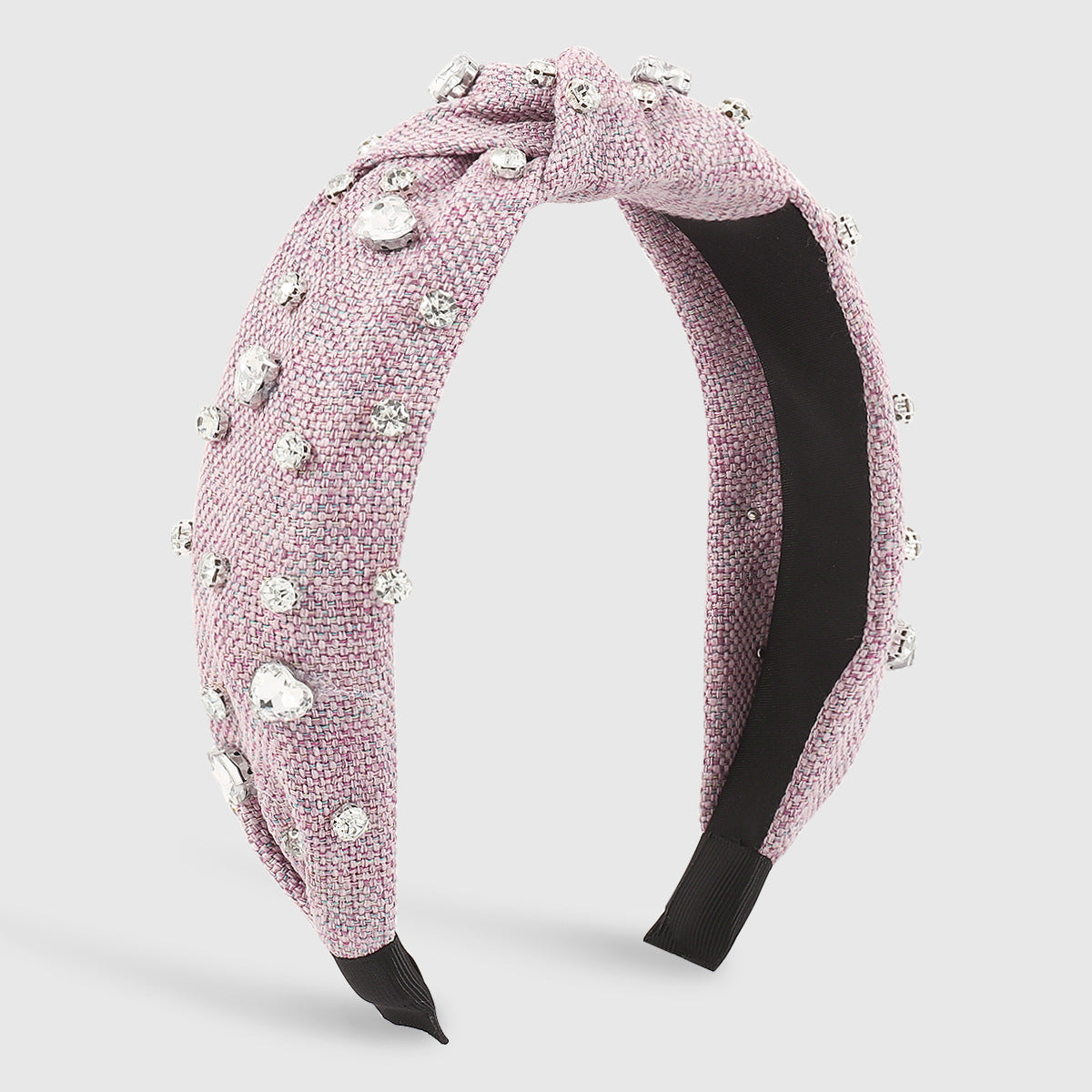 European And American New Creative Heart Diamond-laid Headband Fashion Simple Temperament