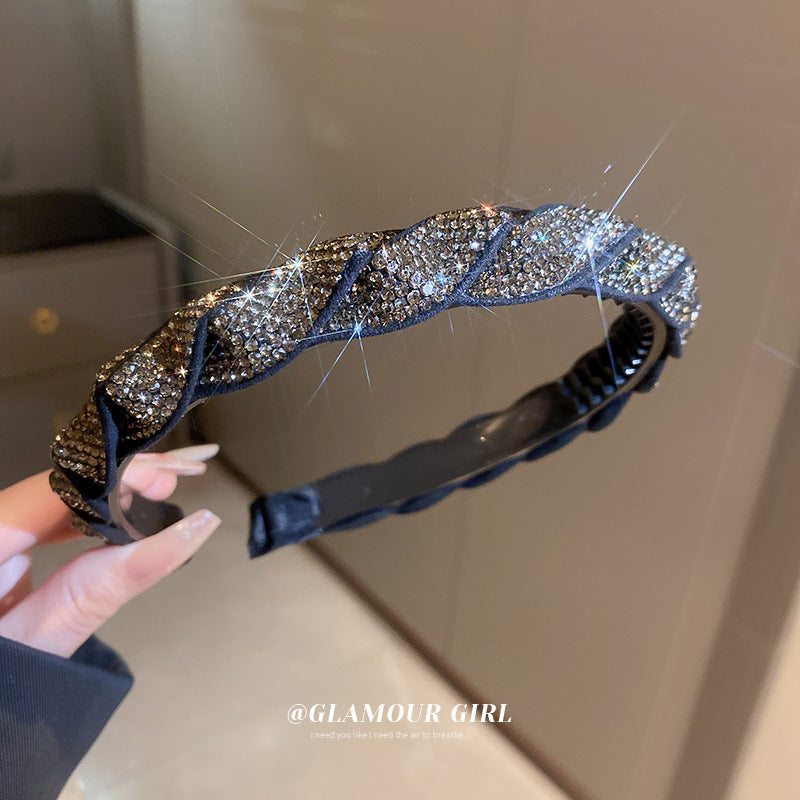 Circle Square Diamond-laid Headband Fashion Personality