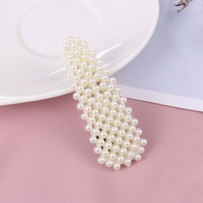 Pearl Hairpin Bangs Hair Jewelry Trend Lady Temperament