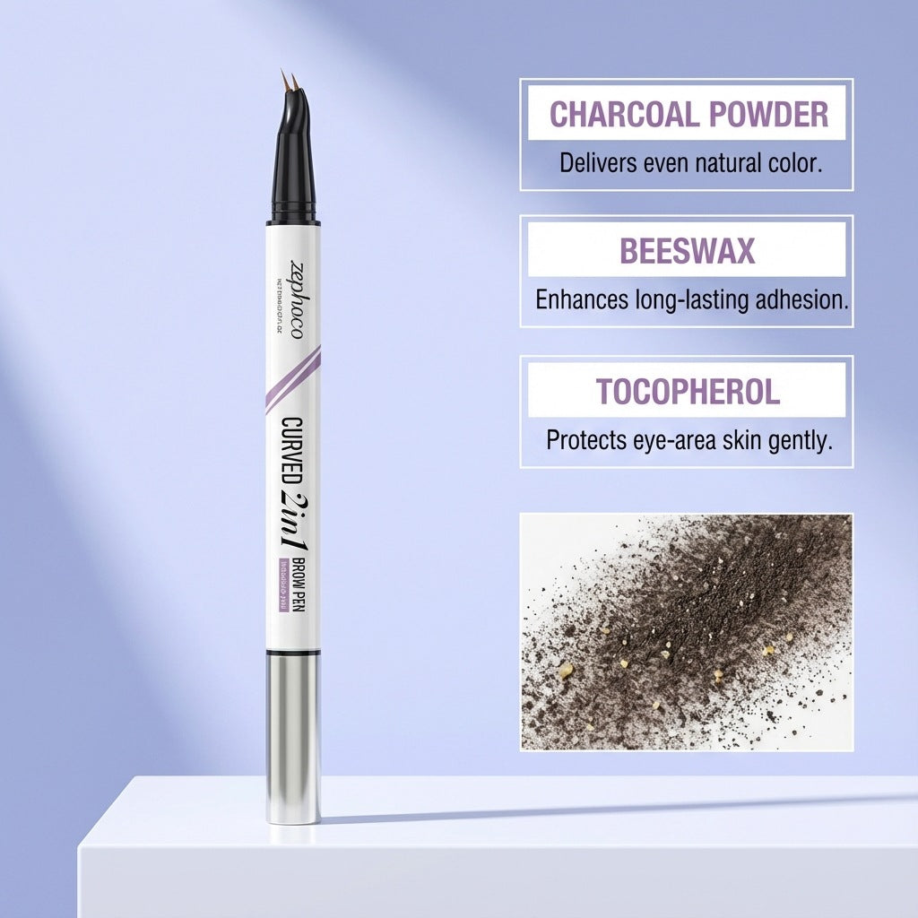 Double-ended Waterproof Eyebrow Pencil