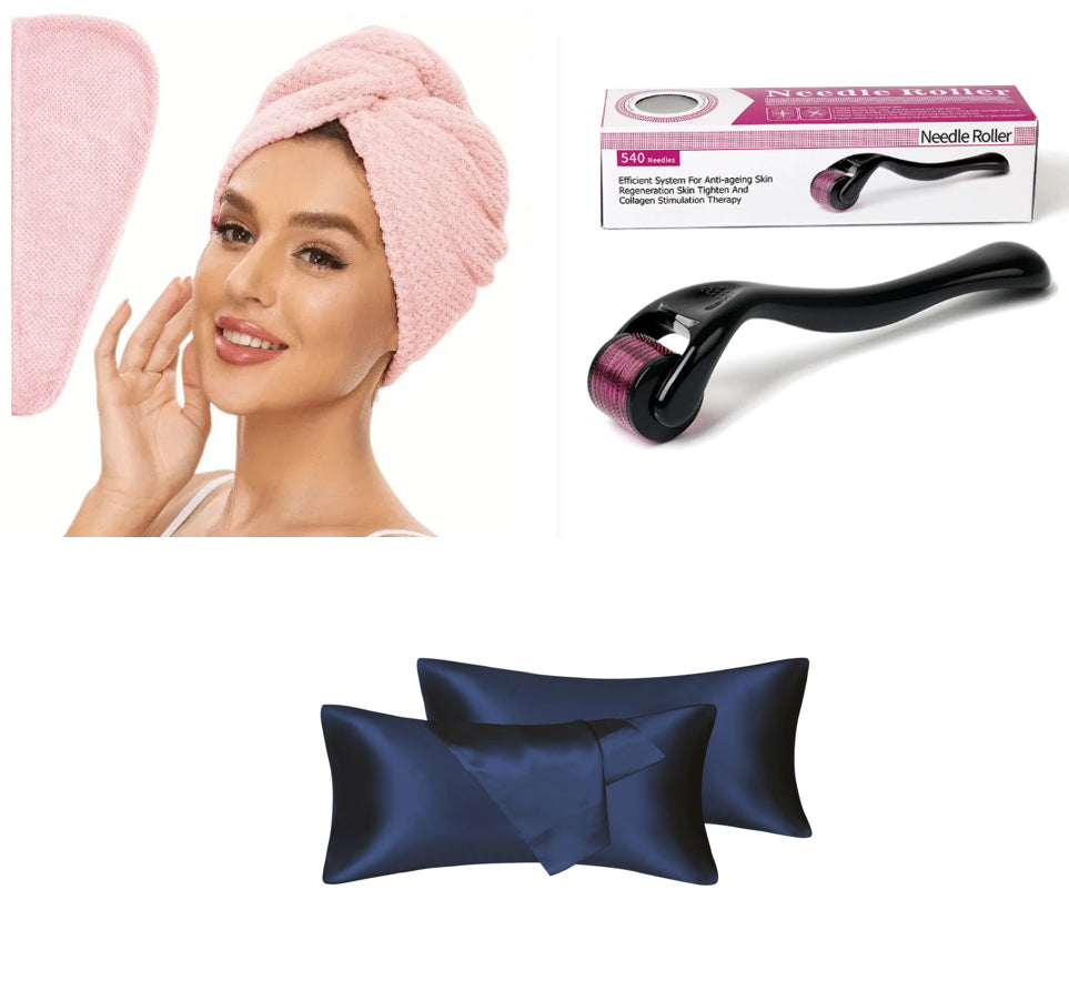 Womens Coral Fleece Hair Drying Cap Highly Absorbent