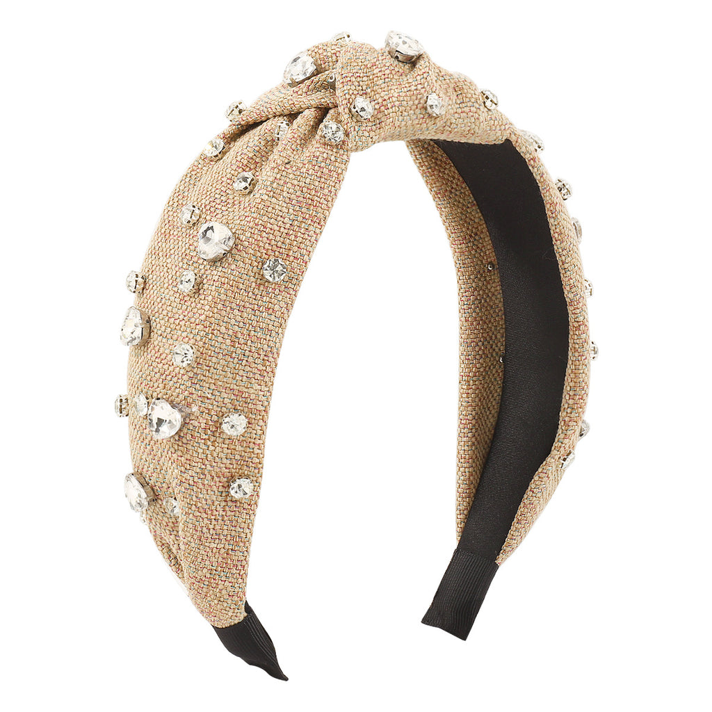 European And American New Creative Heart Diamond-laid Headband Fashion Simple Temperament