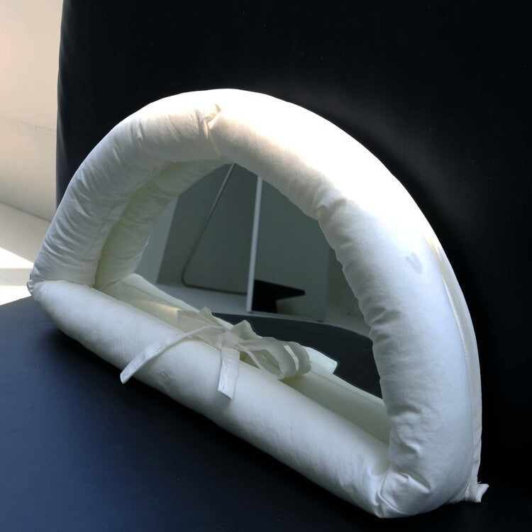 Hanging Simple Soft Cotton-filled Fabric Mirror