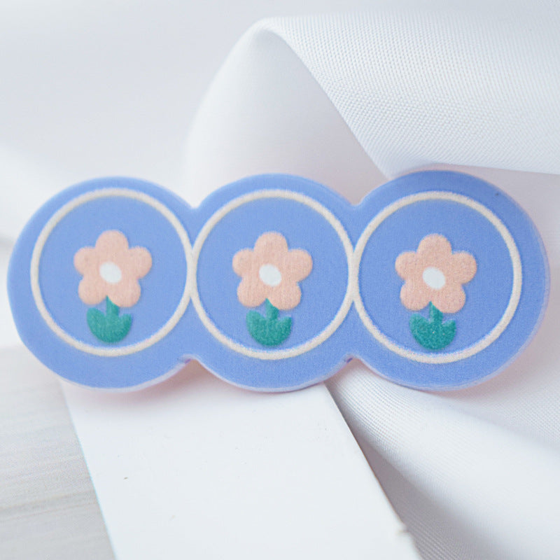 Fashion Tulip Flower Hairpin Female Scrub