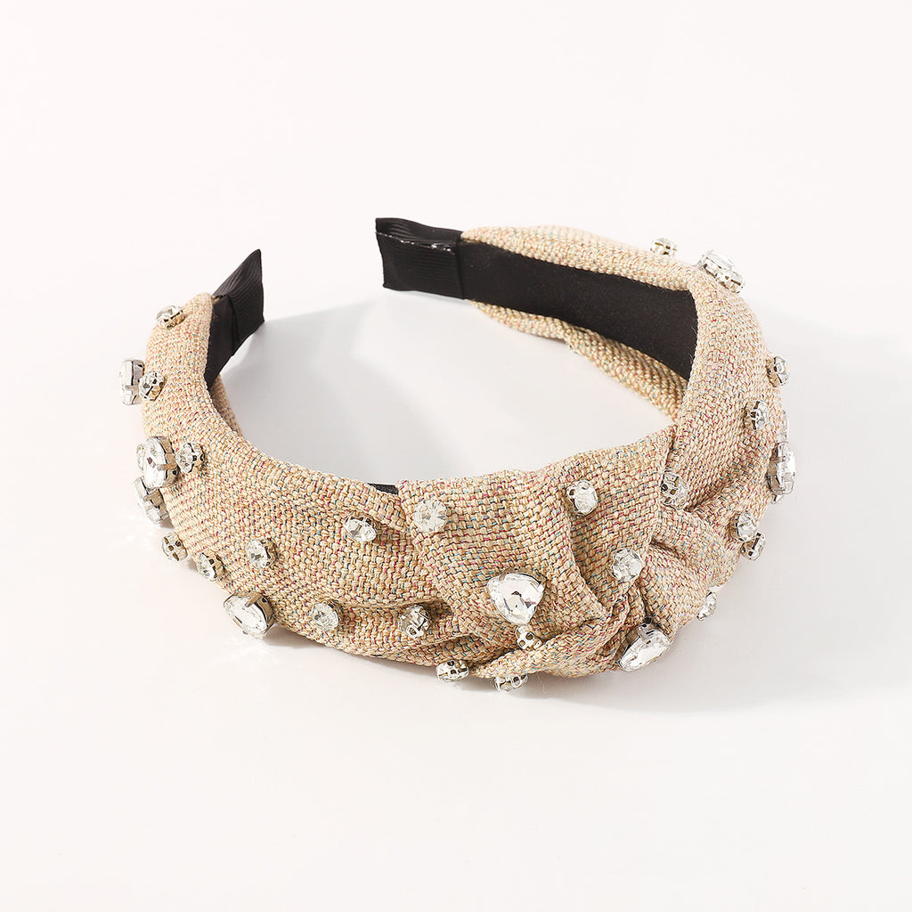 European And American New Creative Heart Diamond-laid Headband Fashion Simple Temperament