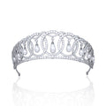 Royal Queen Crown Zircon Wedding Headwear